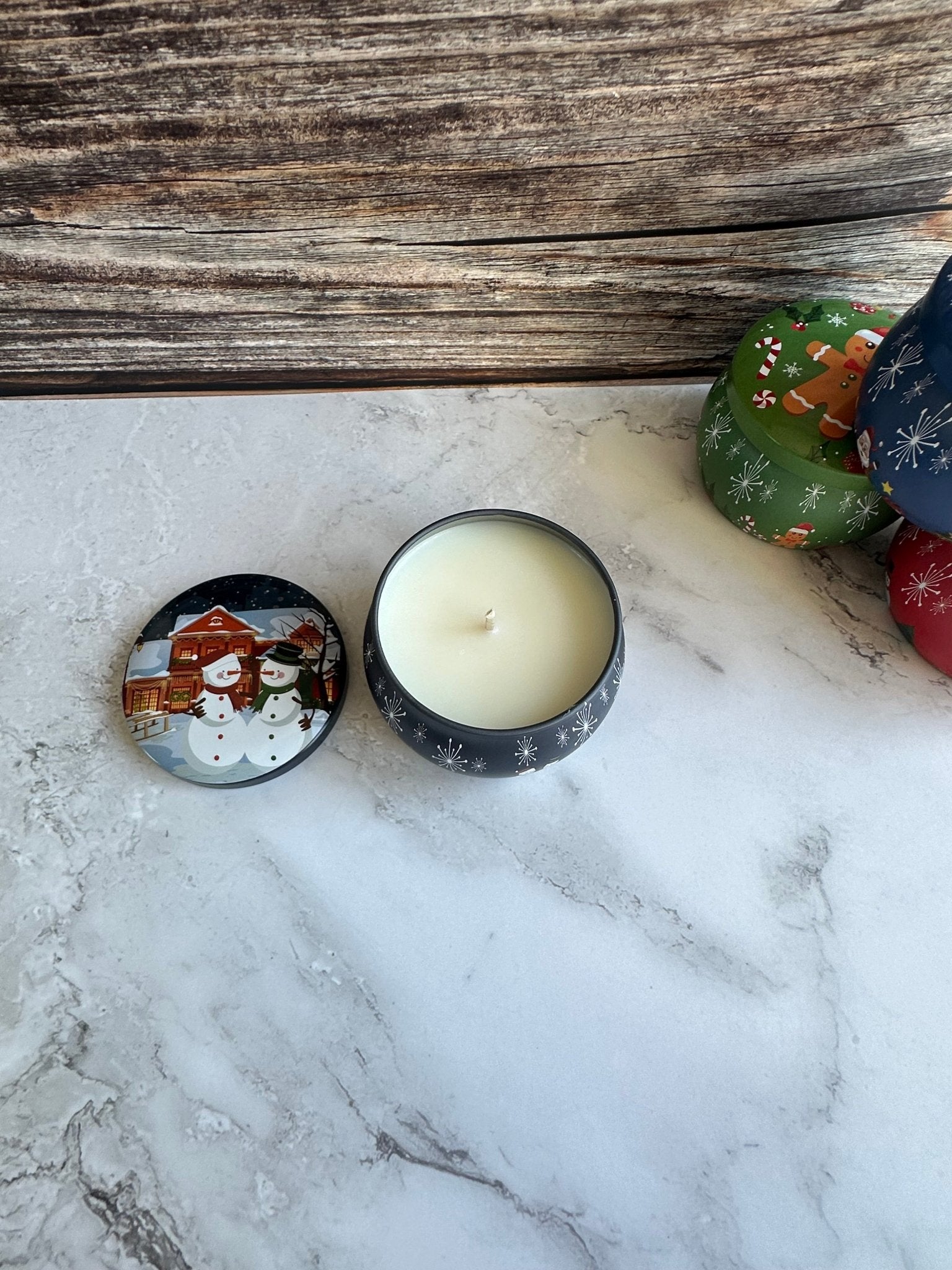 Warm Milk and Nutmeg Handpoured Coconut Wax Tin Candle Simply Melted ScentiMelti Wax Melts