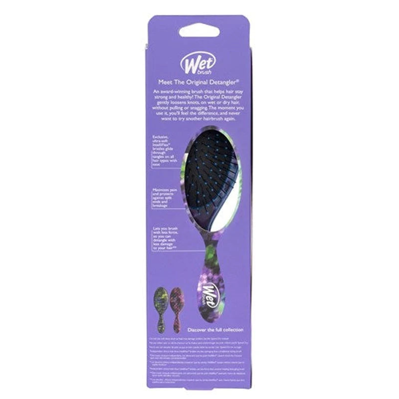 Wet Brush Swirling Stars Original Detangler Electric Lime - ScentiMelti Home Fragrance, Beauty & Gifts UK