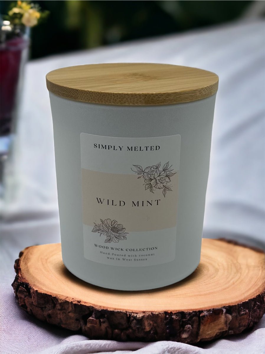 Wild Mint Small Candle - ScentiMelti Home Fragrance, Beauty & Gifts UK