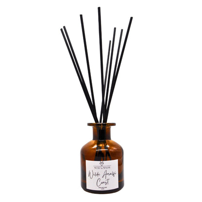 Wilde Amalfi Coast 120ml Reed Diffuser With 8 Reeds - ScentiMelti Home Fragrance, Beauty & Gifts UK