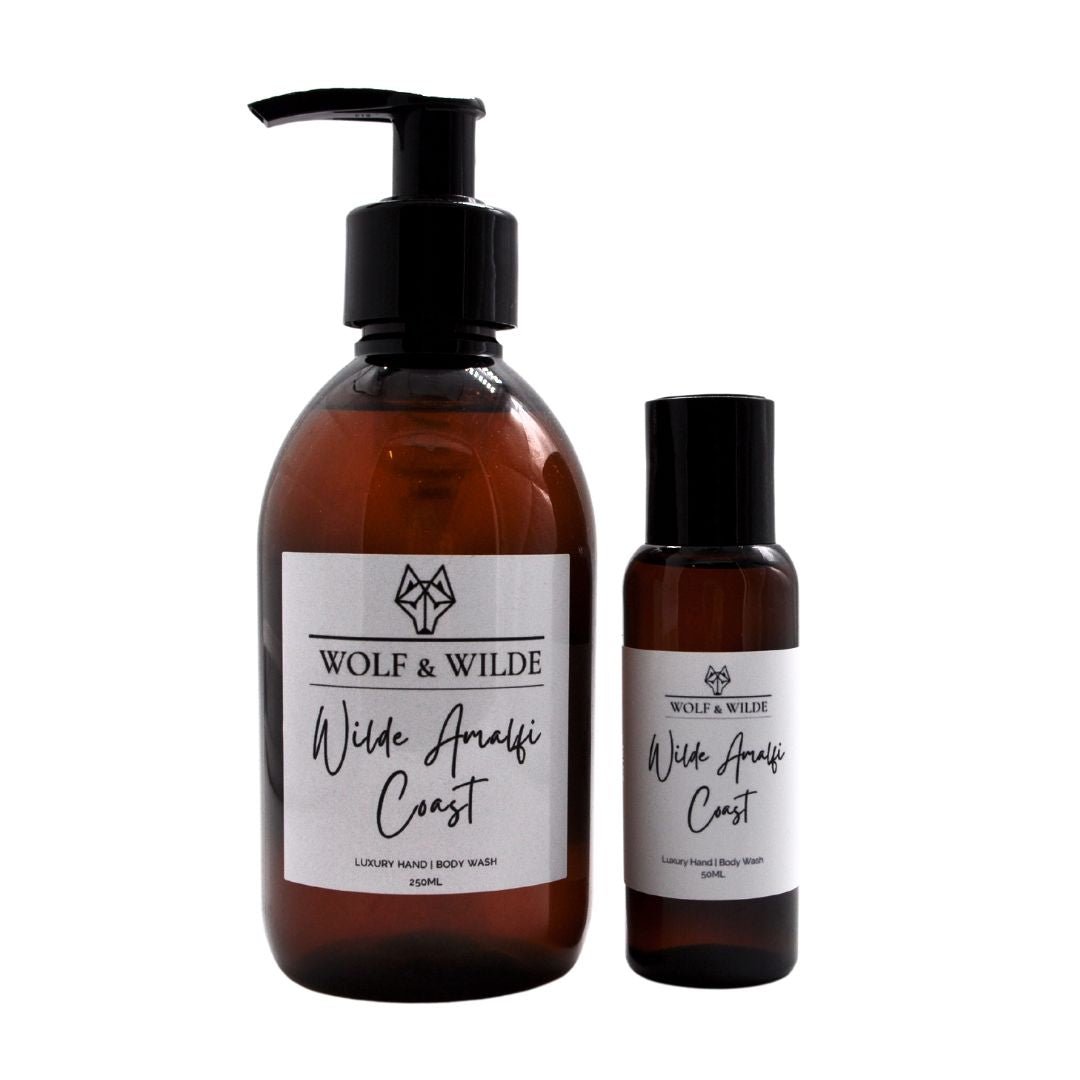 Wilde Amalfi Coast Travel Size Luxury Hand & Body Wash 50ML - ScentiMelti Home Fragrance, Beauty & Gifts UK