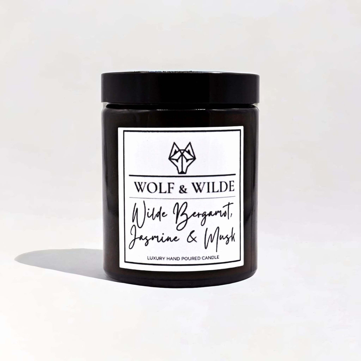 Wilde Bergamot, Jasmine & Musk Luxury Aromatherapy Scented Candle - ScentiMelti Home Fragrance, Beauty & Gifts UK