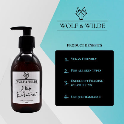 Wilde Enchantment Luxury 2 In 1 Liquid Soap - Hand & Body 250ML - ScentiMelti Home Fragrance, Beauty & Gifts UK