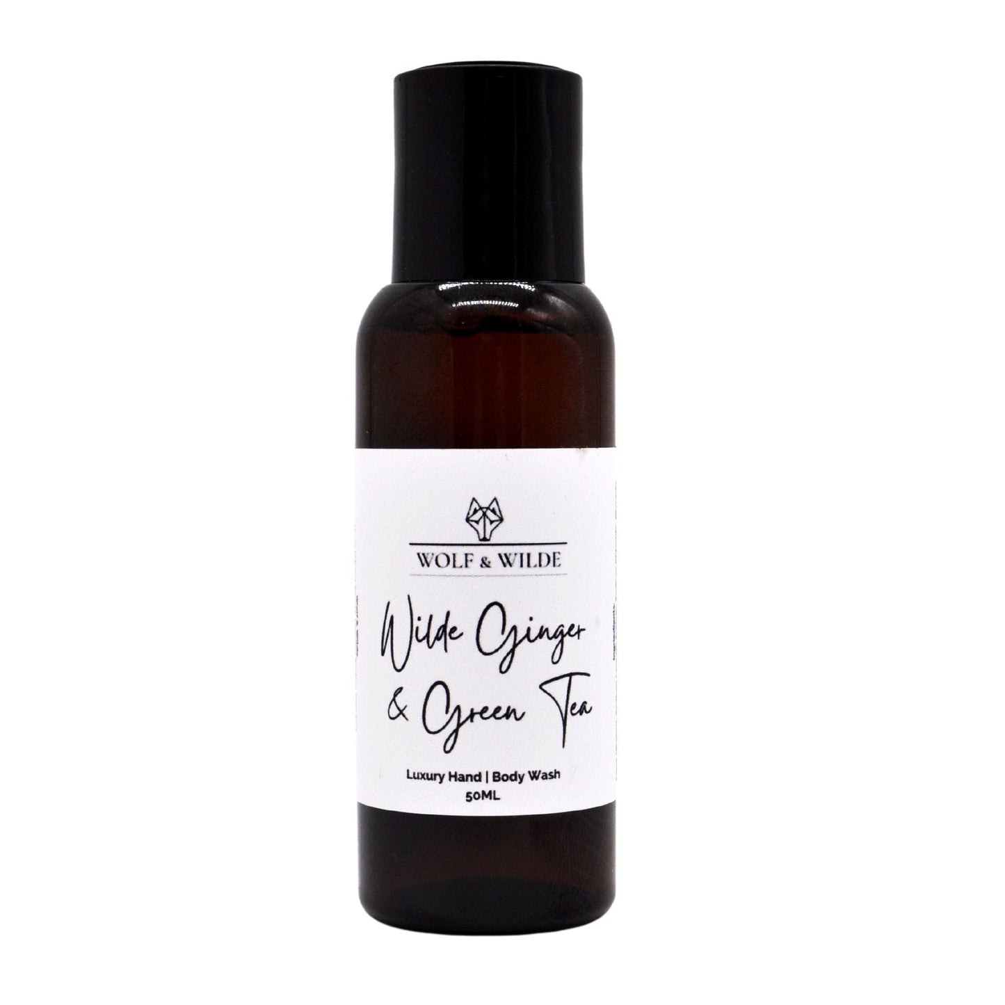 Wilde Ginger & Green Tea Travel Size Luxury Hand & Body Wash 50ML - ScentiMelti Home Fragrance, Beauty & Gifts UK