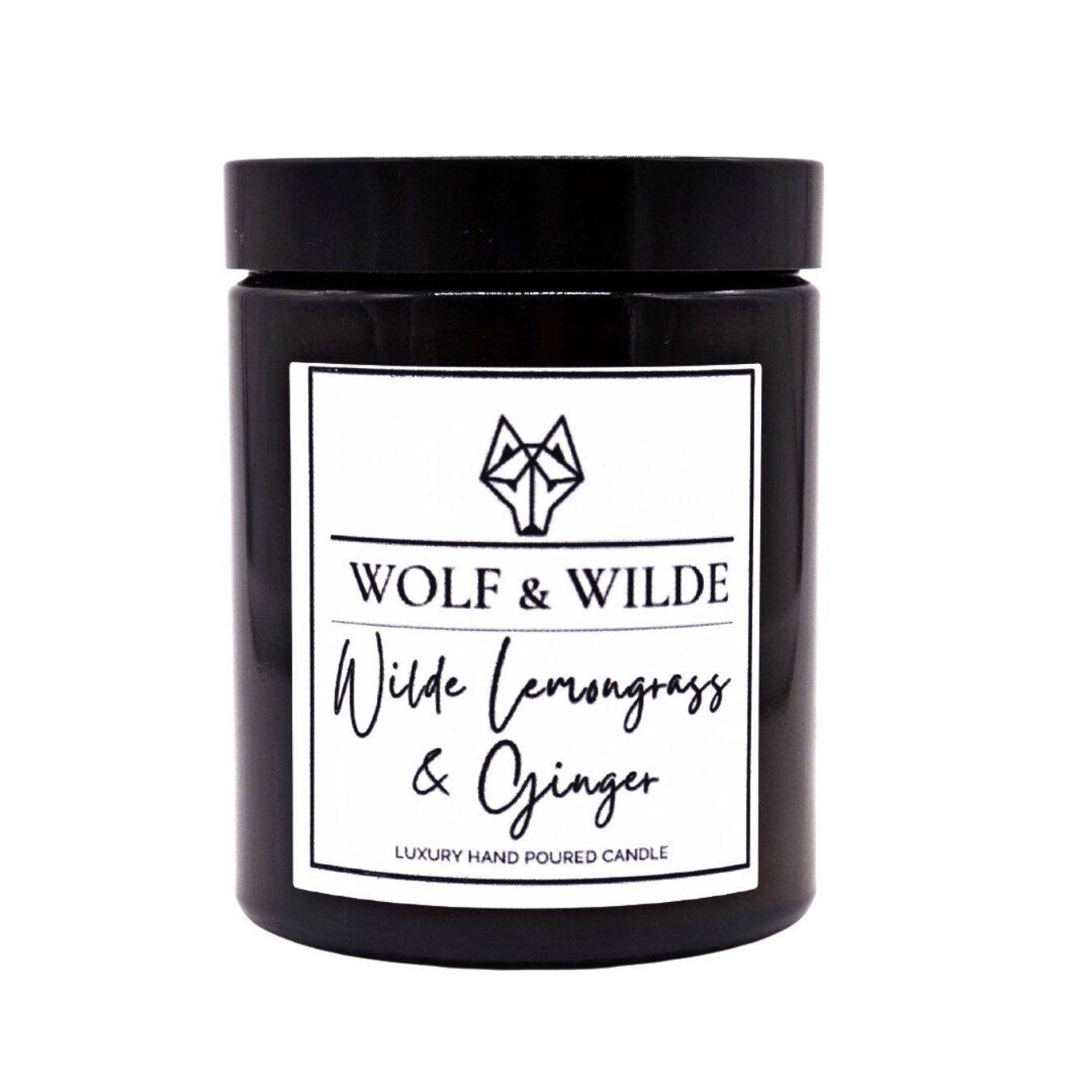 Wilde Lemongrass & Ginger Luxury Aromatherapy Scented Candle - ScentiMelti Home Fragrance, Beauty & Gifts UK