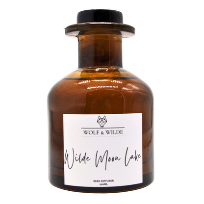 Wilde Moon Lake 120ml Reed Diffuser With 8 Reeds - ScentiMelti Home Fragrance, Beauty & Gifts UK