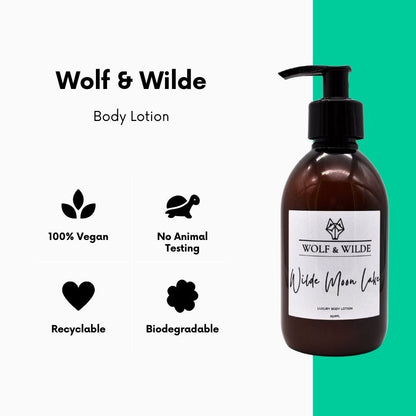 Wilde Moon Lake Luxury Body Lotion 250ml Wolf & Wilde ScentiMelti Wax Melts