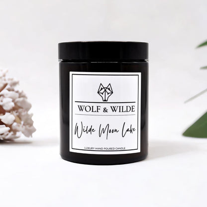 Wilde Moon Lake Scented Handmade Aromatherapy Candle 180g - ScentiMelti Home Fragrance, Beauty & Gifts UK