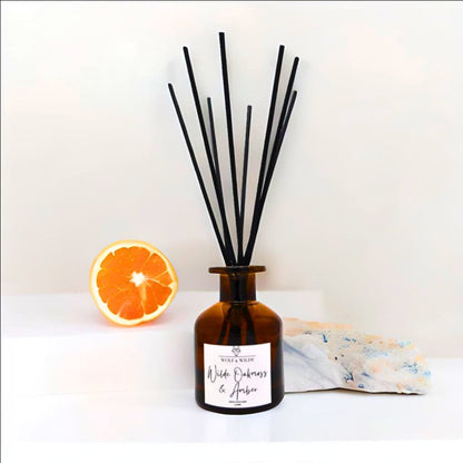 Wilde Oakmoss & Amber 120ml Reed Diffuser With 8 Reeds - ScentiMelti Home Fragrance, Beauty & Gifts UK