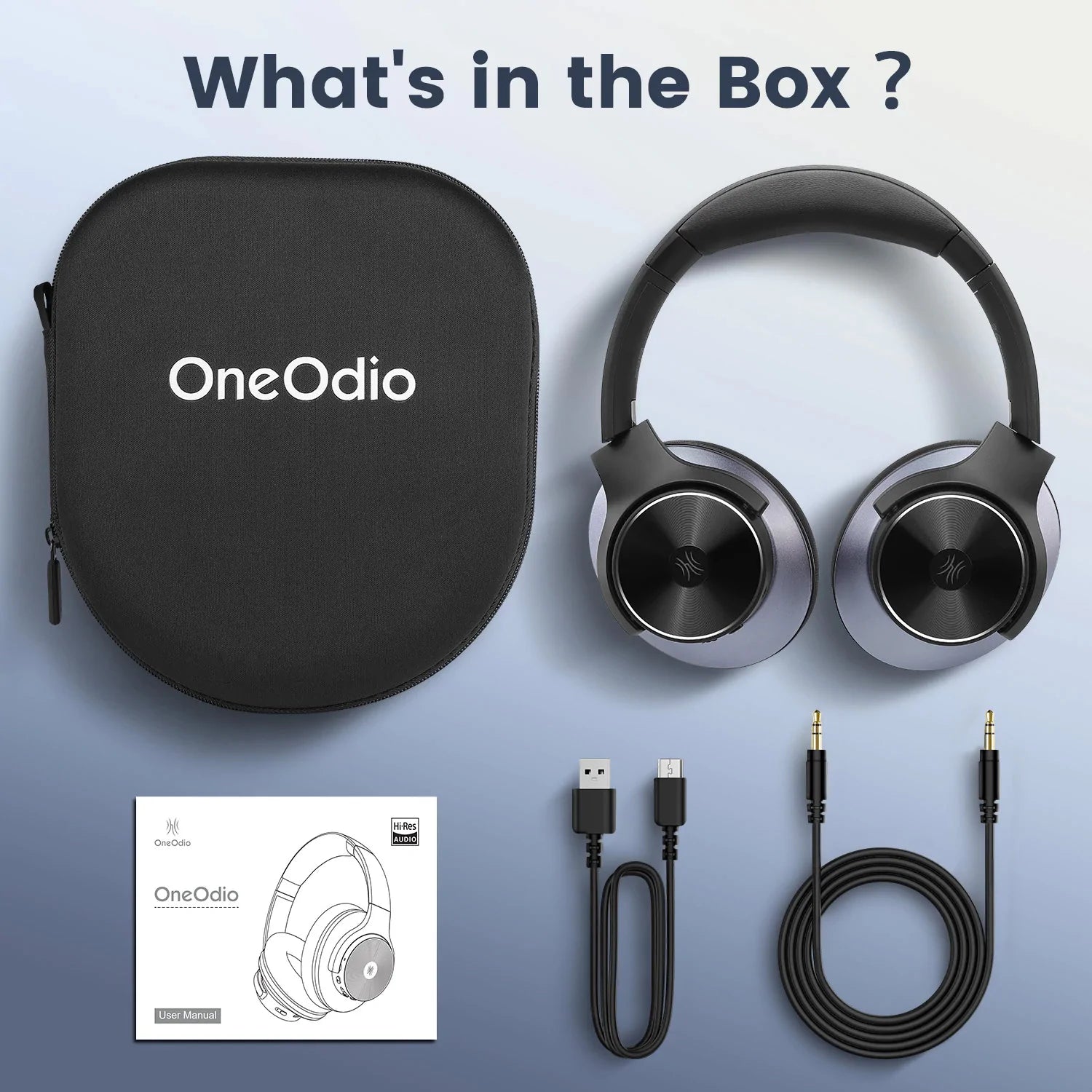 OneOdio A10 Wireless Headphones (Hybrid ANC) Hi-Res Audio - ScentiMelti Home Fragrance, Beauty & Gifts UK