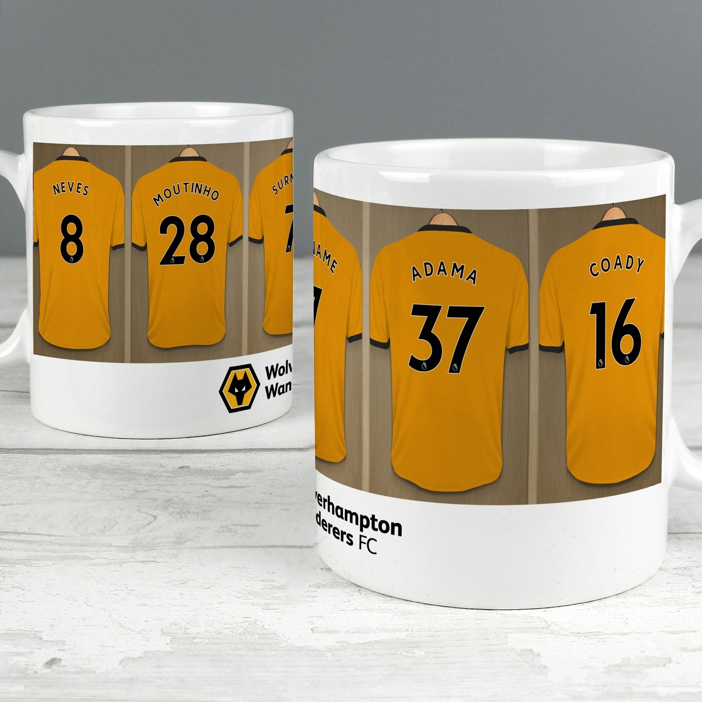 Wolverhampton Football Club Dressing Room Mug - ScentiMelti Home Fragrance, Beauty & Gifts UK