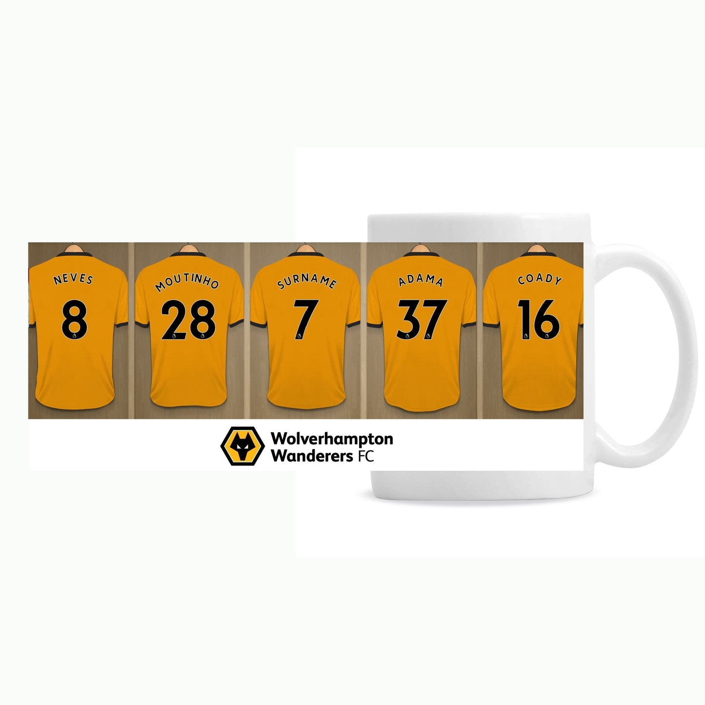 Wolverhampton Football Club Dressing Room Mug - ScentiMelti Home Fragrance, Beauty & Gifts UK