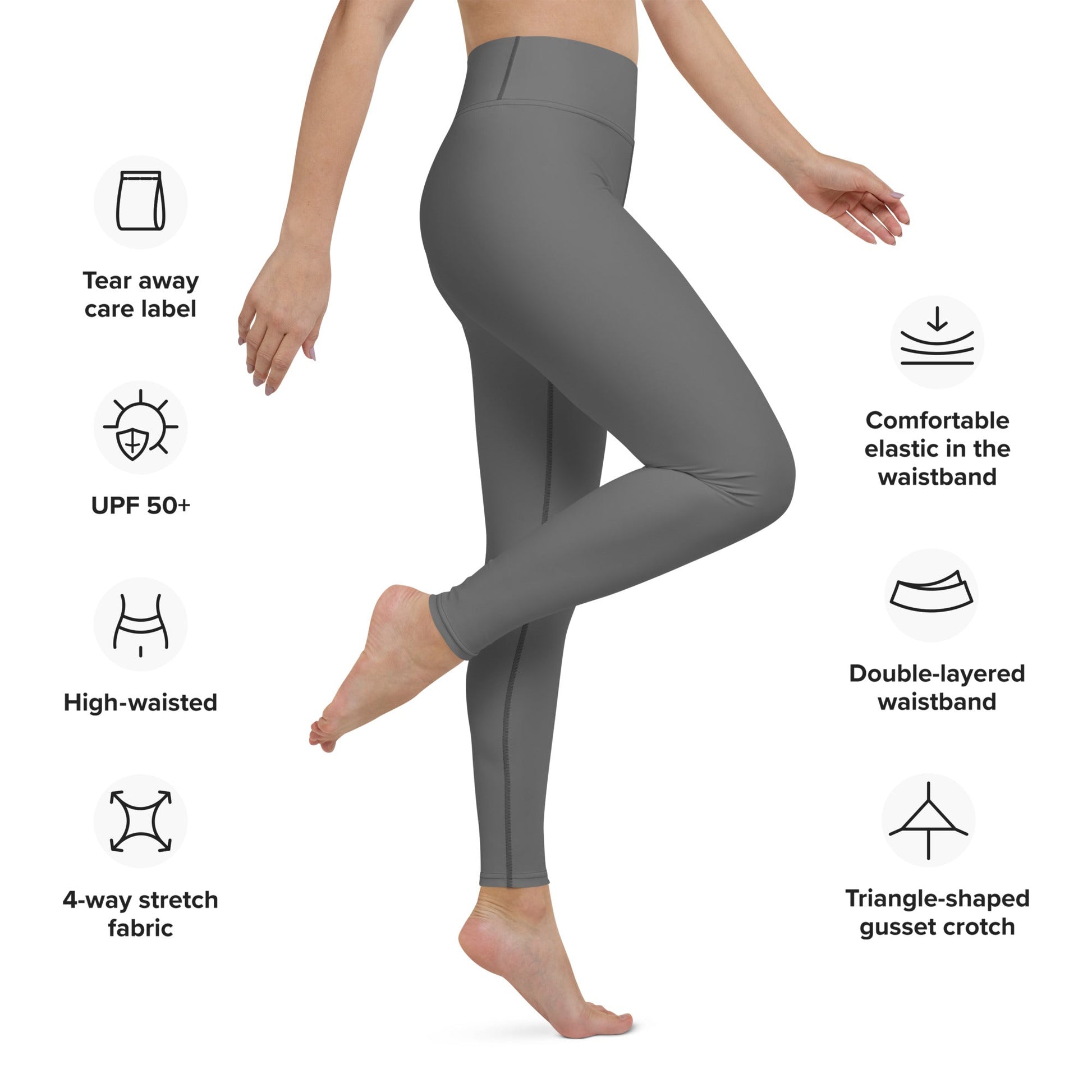 Woman's Yoga Consistency Is Key Stretchy Leggings - ScentiMelti Home Fragrance, Beauty & Gifts UK