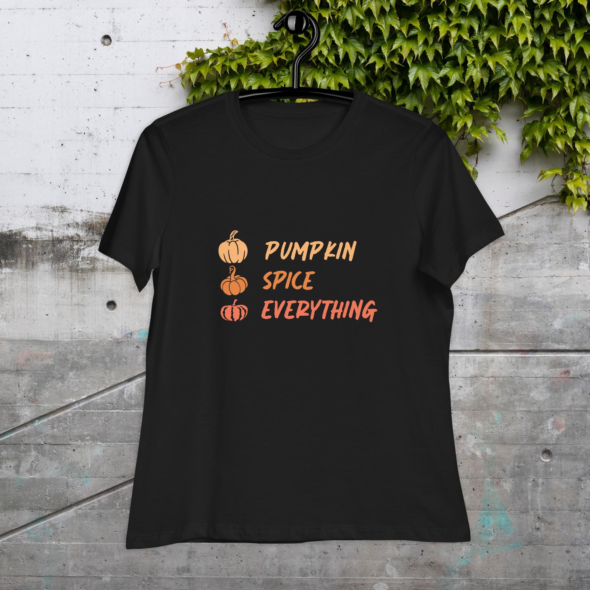 Women's Relaxed T-Shirt pumpkin spice everything - ScentiMelti Home Fragrance, Beauty & Gifts UK