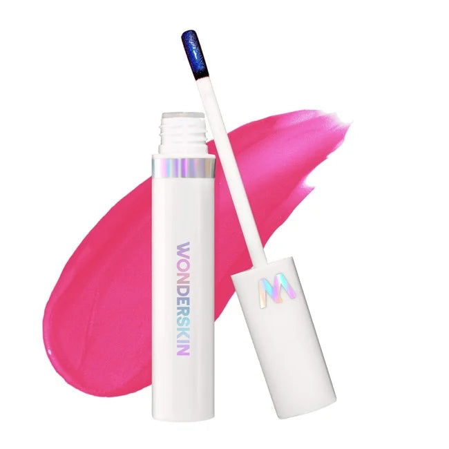 Wonderskin Wonder Blading Lip Stain Masque - Neon Rose Lasts Up to 10 Hours