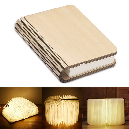 Wooden book 360 Degree Night Light Lamp - ScentiMelti Home Fragrance, Beauty & Gifts UK