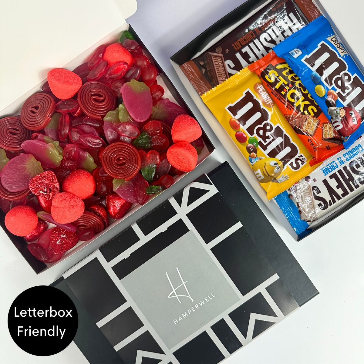 Red Sweets Letterbox Gift Hamper - ScentiMelti Home Fragrance, Beauty & Gifts UK