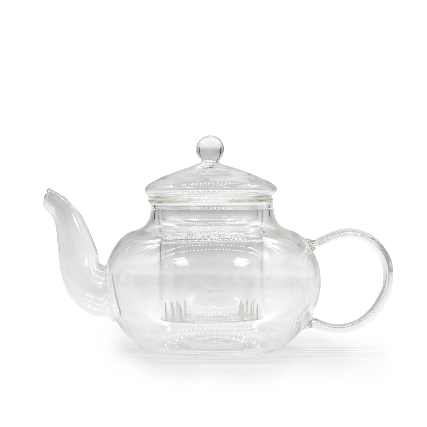 Glass Infuser Teapot - Round Pearl - 400ml - ScentiMelti  Glass Infuser Teapot - Round Pearl - 400ml