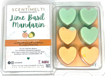 Lime, Basil Mandarin Wax Melts Inspired by JM - ScentiMelti  Lime, Basil Mandarin Wax Melts Inspired by JM