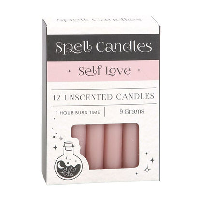 Pack of 12 Self Love Spell Candles - ScentiMelti  Pack of 12 Self Love Spell Candles