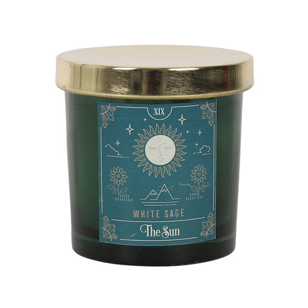 The Sun White Sage Tarot Candle - ScentiMelti  The Sun White Sage Tarot Candle