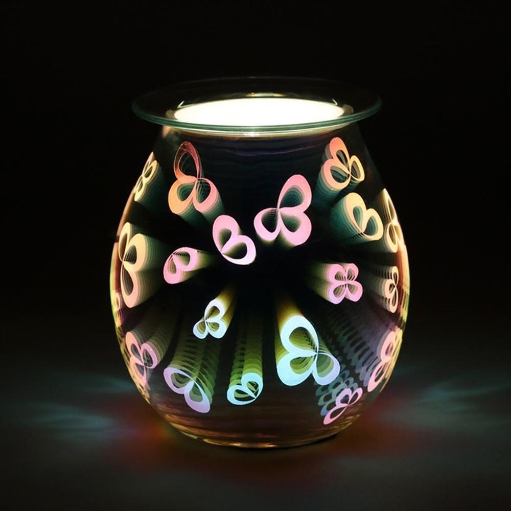 3D Flower Petal Light Up Electric Oil Burner - ScentiMelti  3D Flower Petal Light Up Electric Oil Burner