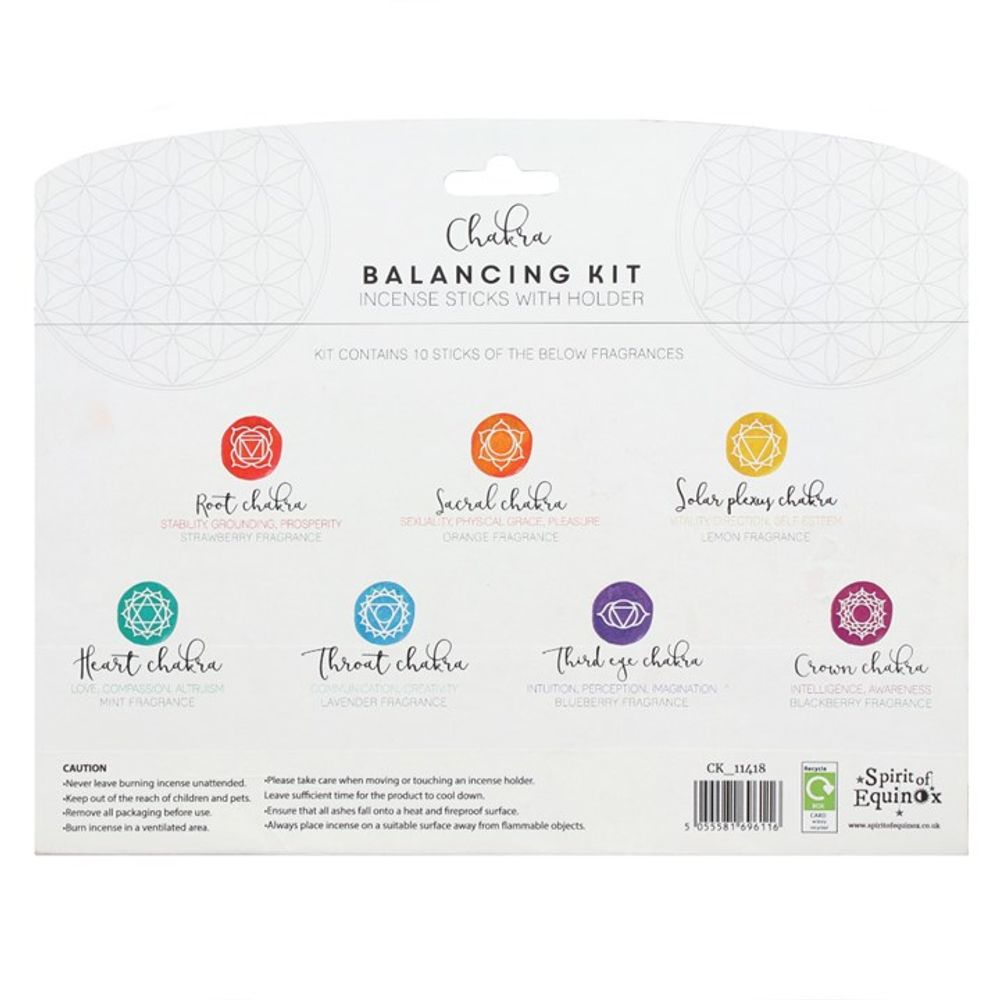 Chakra Incense Balancing Kit - ScentiMelti  Chakra Incense Balancing Kit