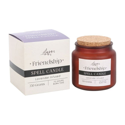 Lavender Infused Friendship Spell Candle - ScentiMelti  Lavender Infused Friendship Spell Candle