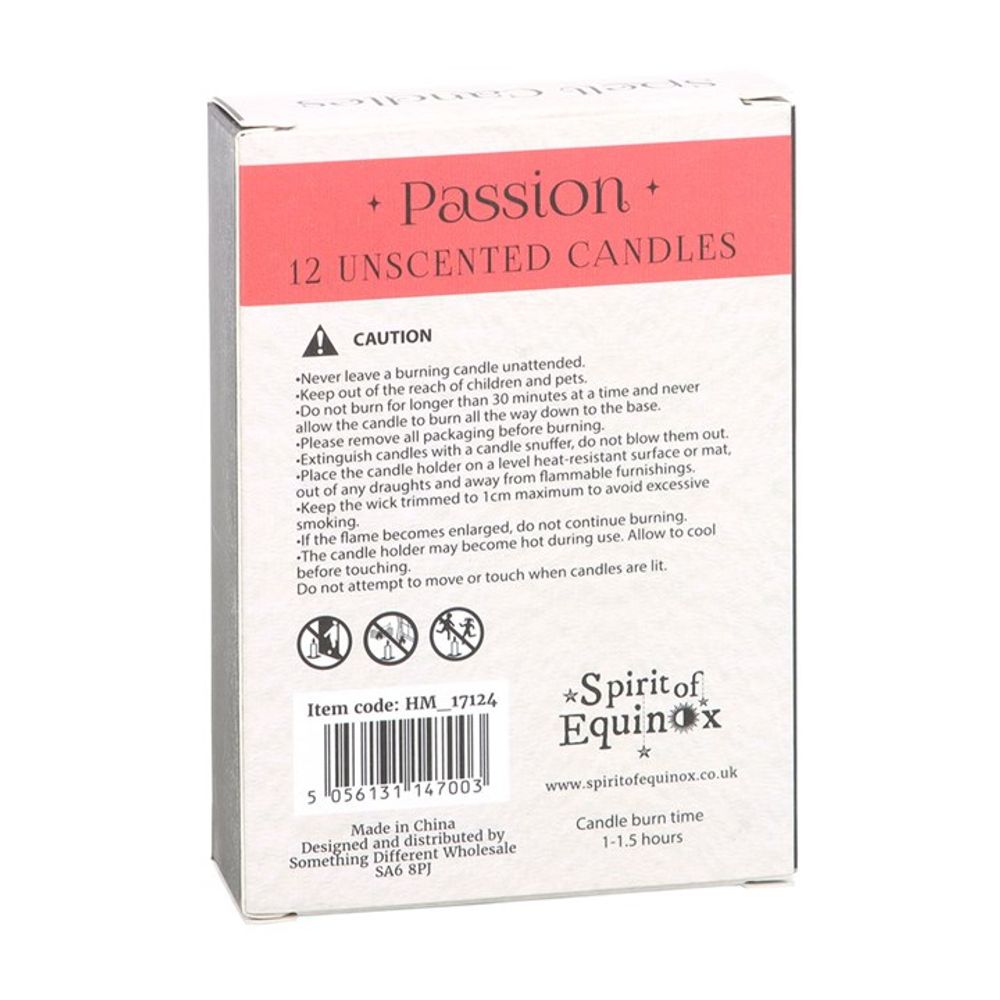 Pack of 12 Passion Spell Candles - ScentiMelti Wax Melts