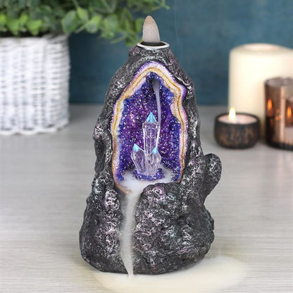 Glowing Crystal Cave Backflow Incense Burner - ScentiMelti  Glowing Crystal Cave Backflow Incense Burner