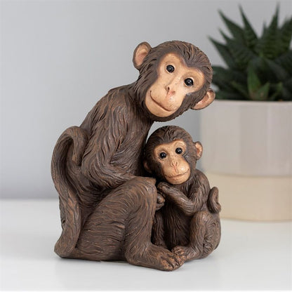 Monkey Mother and Baby Ornament - ScentiMelti  Monkey Mother and Baby Ornament