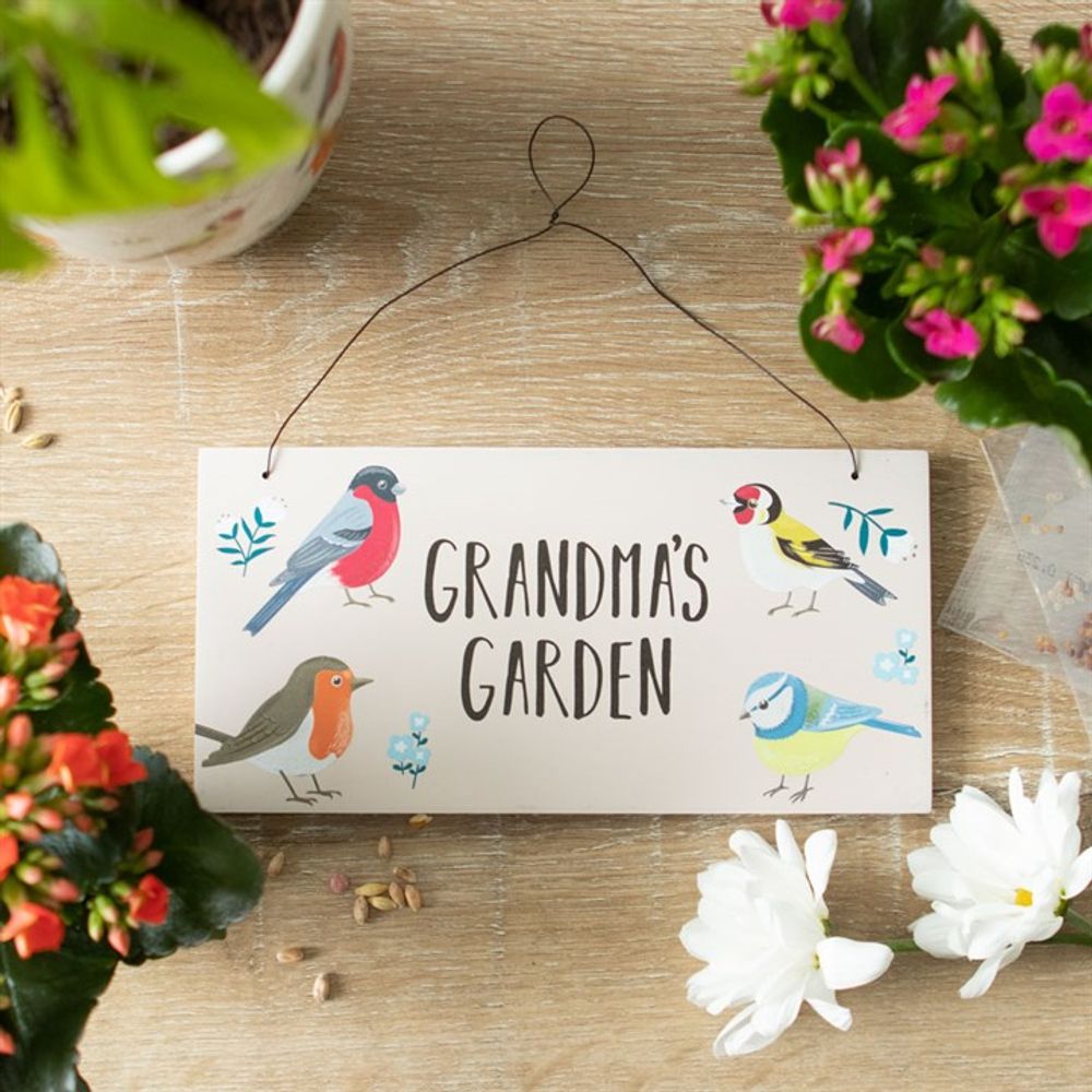 Grandma's Garden British Garden Birds Sign - ScentiMelti  Grandma's Garden British Garden Birds Sign