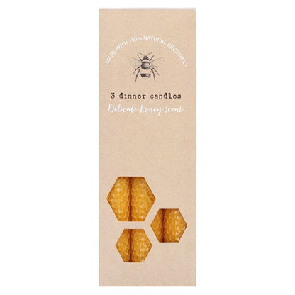 Set of 3 Beeswax Candles - ScentiMelti  Set of 3 Beeswax Candles