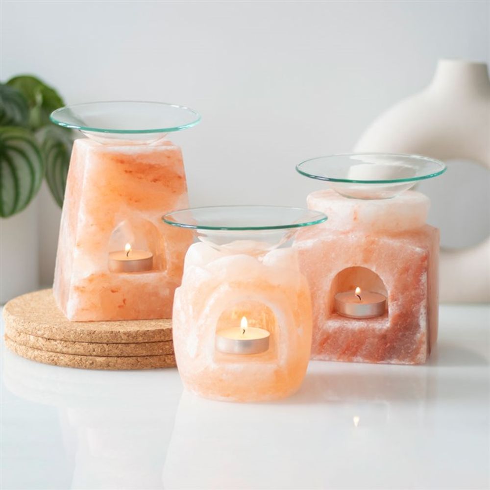 Lotus Flower Shaped Himalayan Salt Oil Burner - ScentiMelti  Lotus Flower Shaped Himalayan Salt Oil Burner