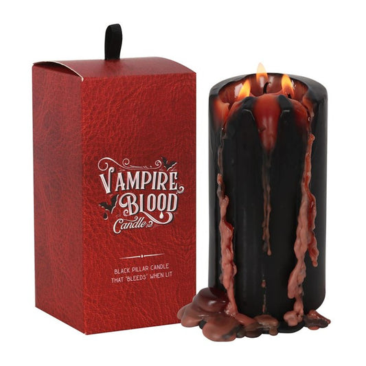 Large Vampire Blood Pillar Candle - ScentiMelti Wax Melts