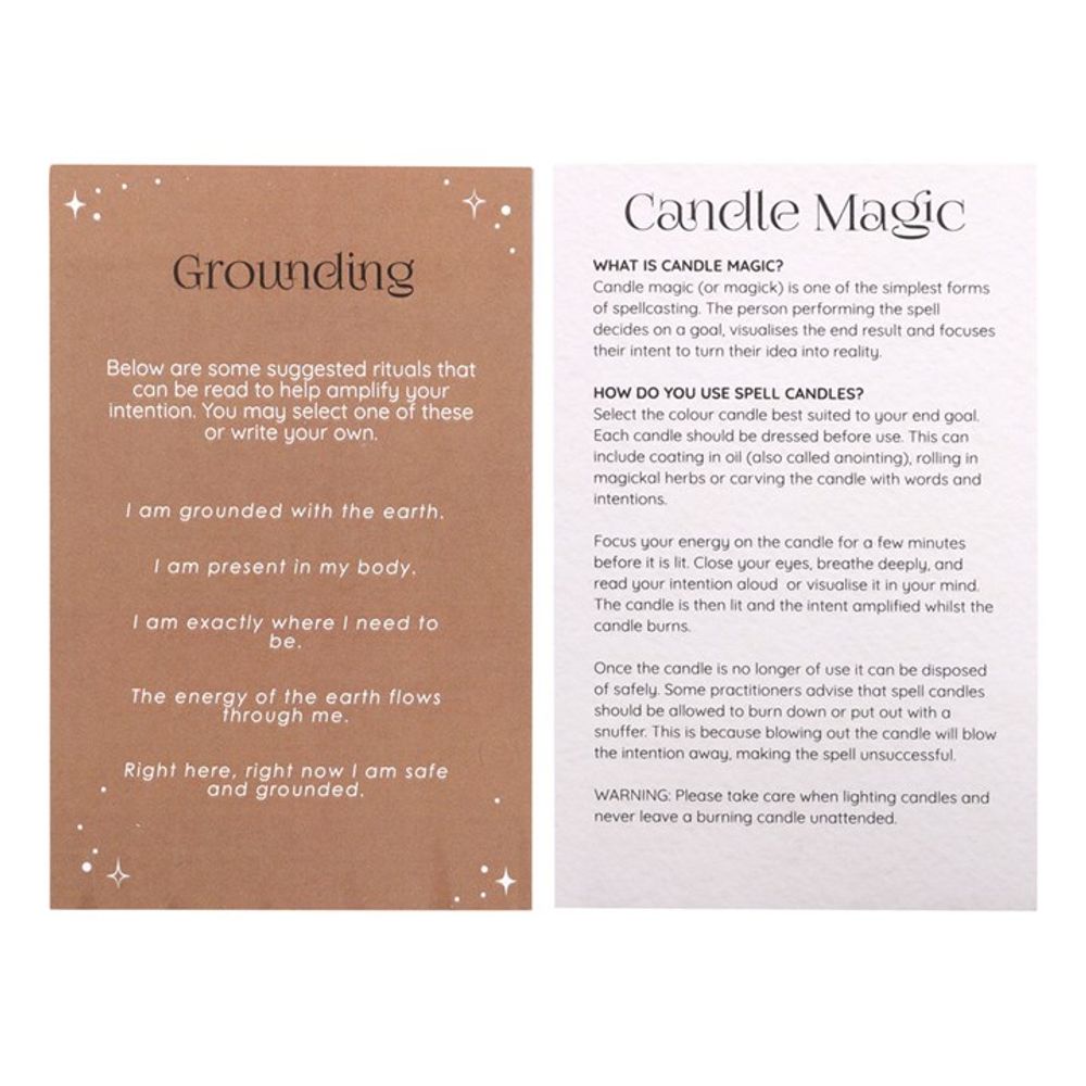 Pack of 12 Grounding Spell Candles - ScentiMelti Wax Melts