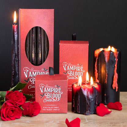 Small Vampire Blood Pillar Candle - ScentiMelti  Small Vampire Blood Pillar Candle