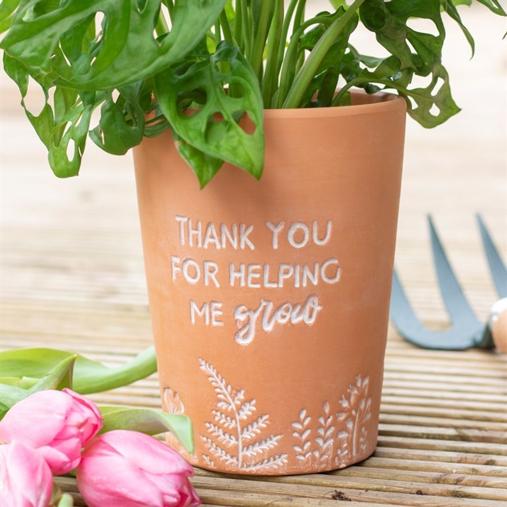 Thank You For Helping Me Grow Terracotta Plant Pot - ScentiMelti  Thank You For Helping Me Grow Terracotta Plant Pot