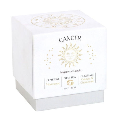 Cancer Orange & Chamomile Gemstone Zodiac Candle - ScentiMelti  Cancer Orange & Chamomile Gemstone Zodiac Candle