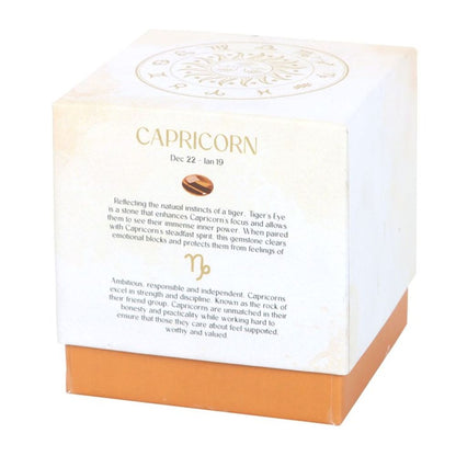 Capricorn Sandalwood & Jasmine Gemstone Zodiac Candle - ScentiMelti  Capricorn Sandalwood & Jasmine Gemstone Zodiac Candle