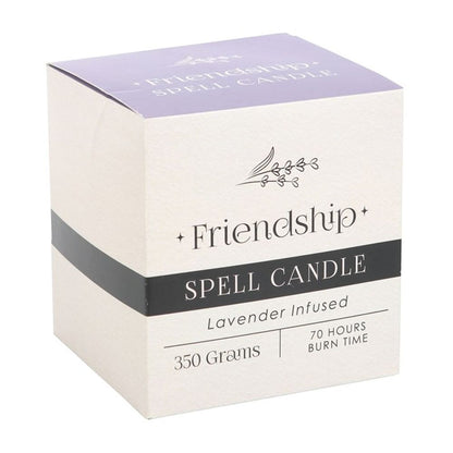 Lavender Infused Friendship Spell Candle - ScentiMelti  Lavender Infused Friendship Spell Candle