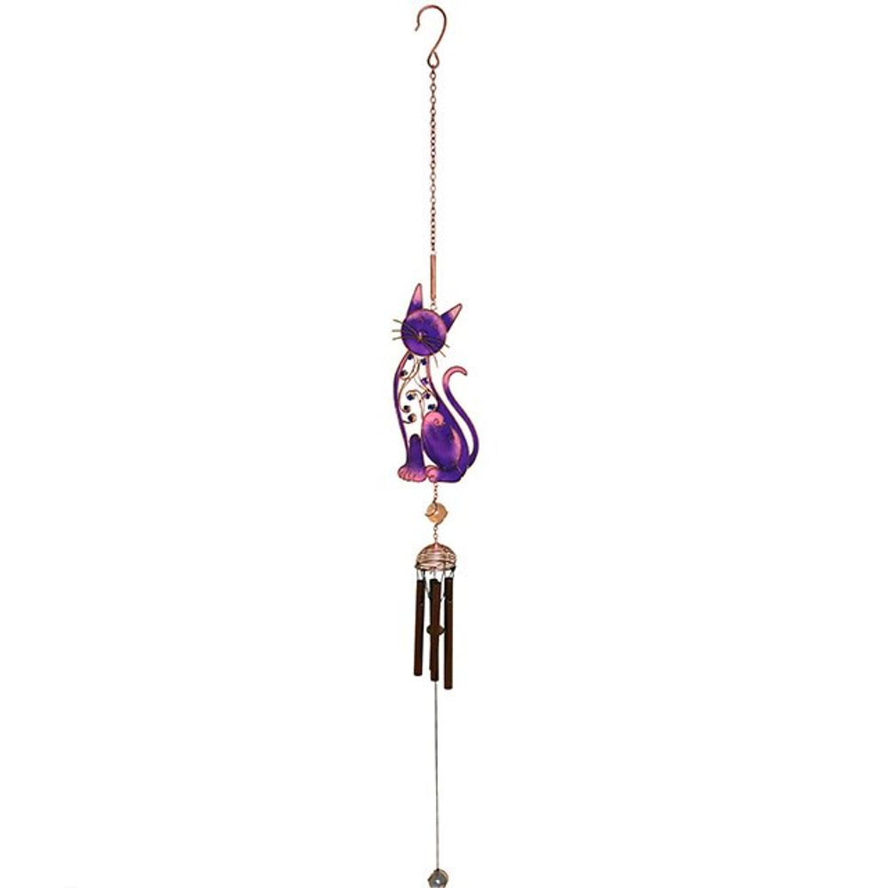 Purple Cat Windchime - ScentiMelti  Purple Cat Windchime