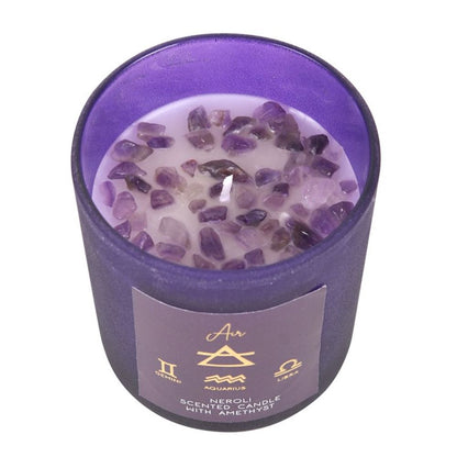 Air Element Neroli Crystal Chip Candle - ScentiMelti  Air Element Neroli Crystal Chip Candle