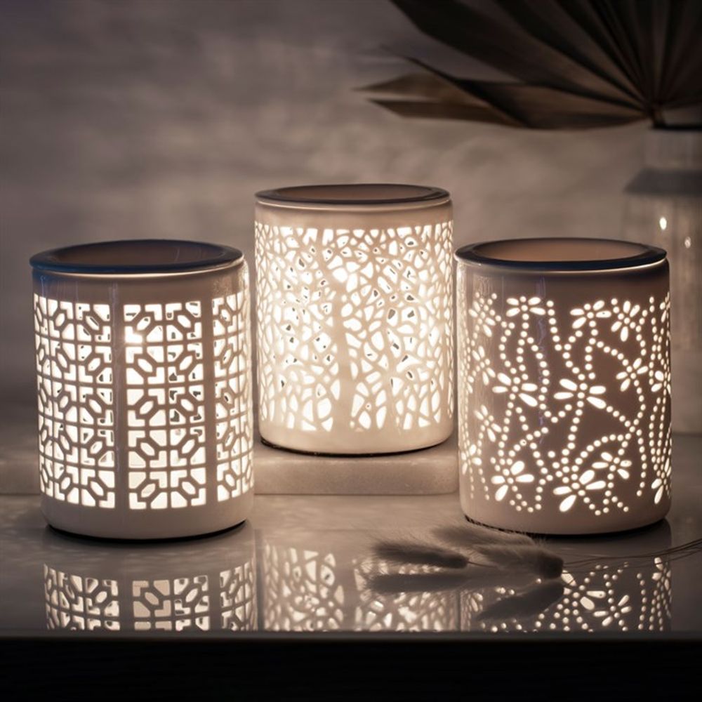 Tree Silhouette Electric Oil Burner - ScentiMelti  Tree Silhouette Electric Oil Burner