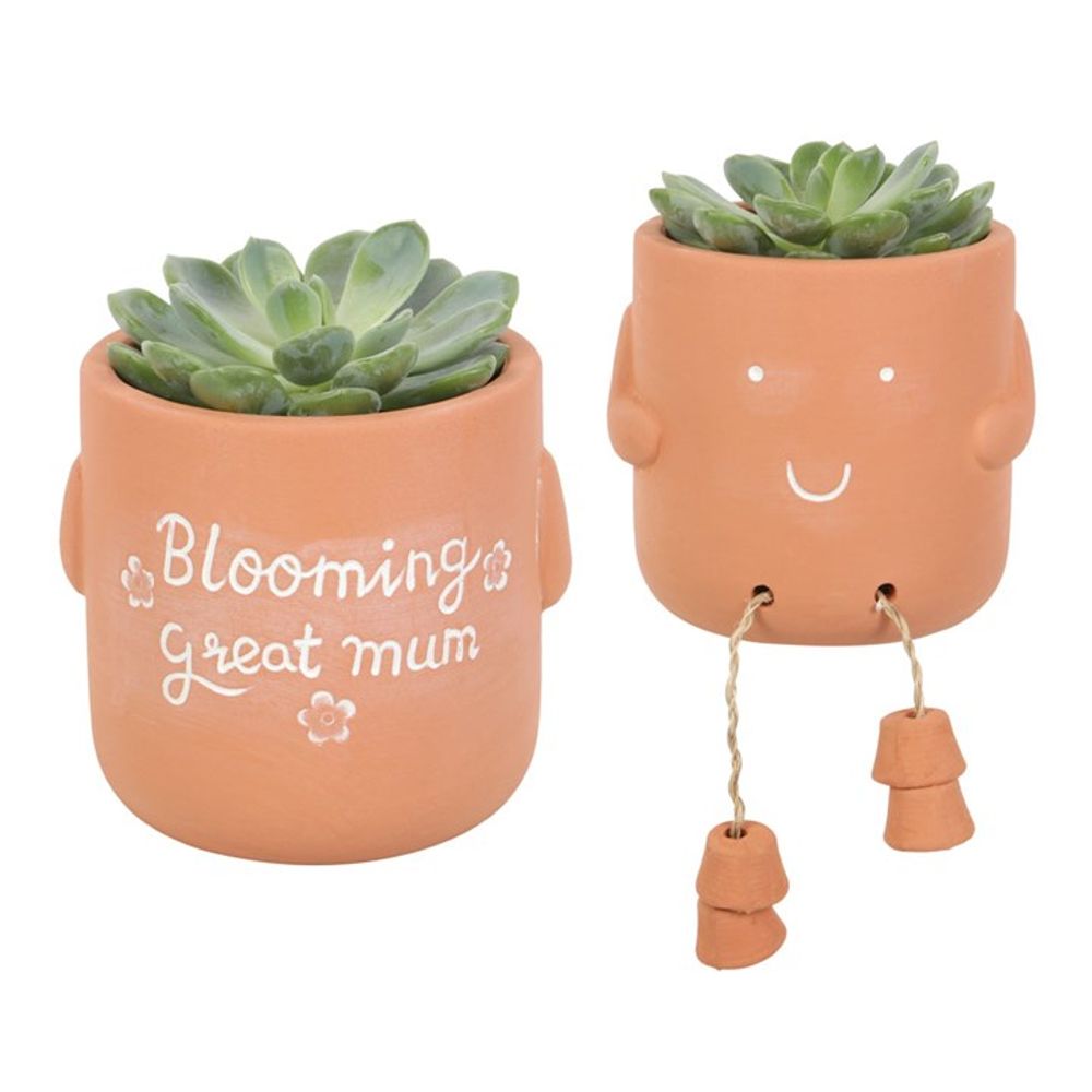 Blooming Great Mum Sitting Plant Pot Pal - ScentiMelti  Blooming Great Mum Sitting Plant Pot Pal