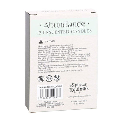 Pack of 12 Abundance Spell Candles - ScentiMelti  Pack of 12 Abundance Spell Candles