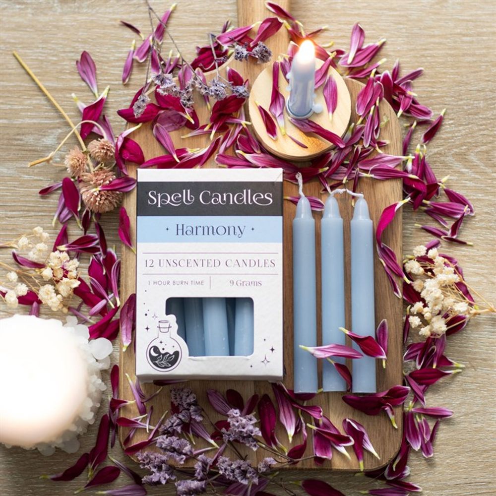 Pack of 12 Harmony Spell Candles - ScentiMelti Wax Melts