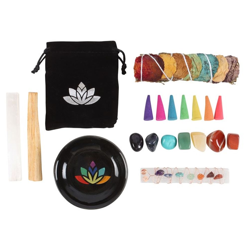 Sacred Chakra Deluxe Healing and Wellness Kit - ScentiMelti  Sacred Chakra Deluxe Healing and Wellness Kit