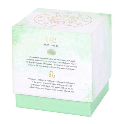 Leo Orange & Bergamot Gemstone Zodiac Candle - ScentiMelti  Leo Orange & Bergamot Gemstone Zodiac Candle