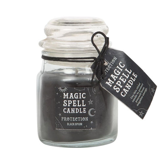 Opium 'Protection' Spell Candle Jar - ScentiMelti Wax Melts